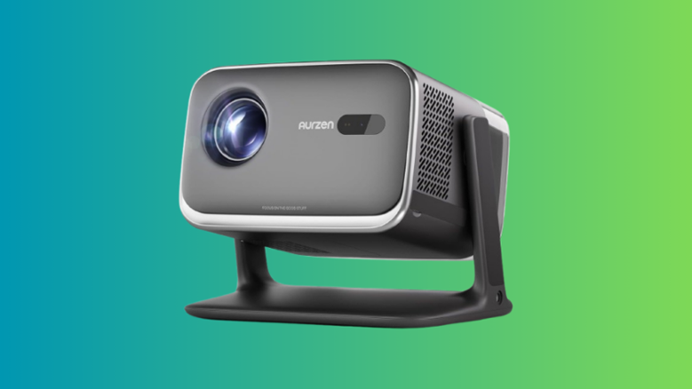 This 4-in-1 Mini Smart Projector With Built-In Google TV Is $70 Off Right Now
