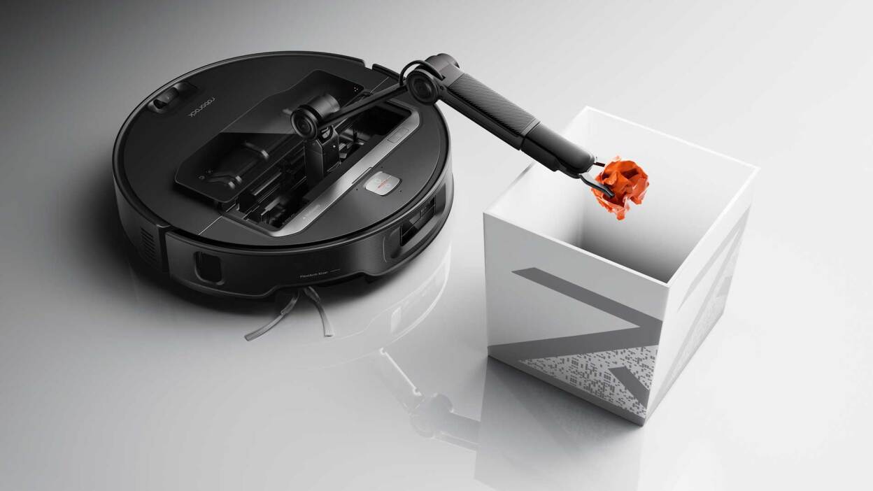 CES 2025: This New Robot Vacuum Has an Arm That Picks Stuff Up